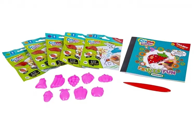 Набір для творчості Paulinda Crayon clay 2 в 1 Фрукти (PL-194011) - фото 2