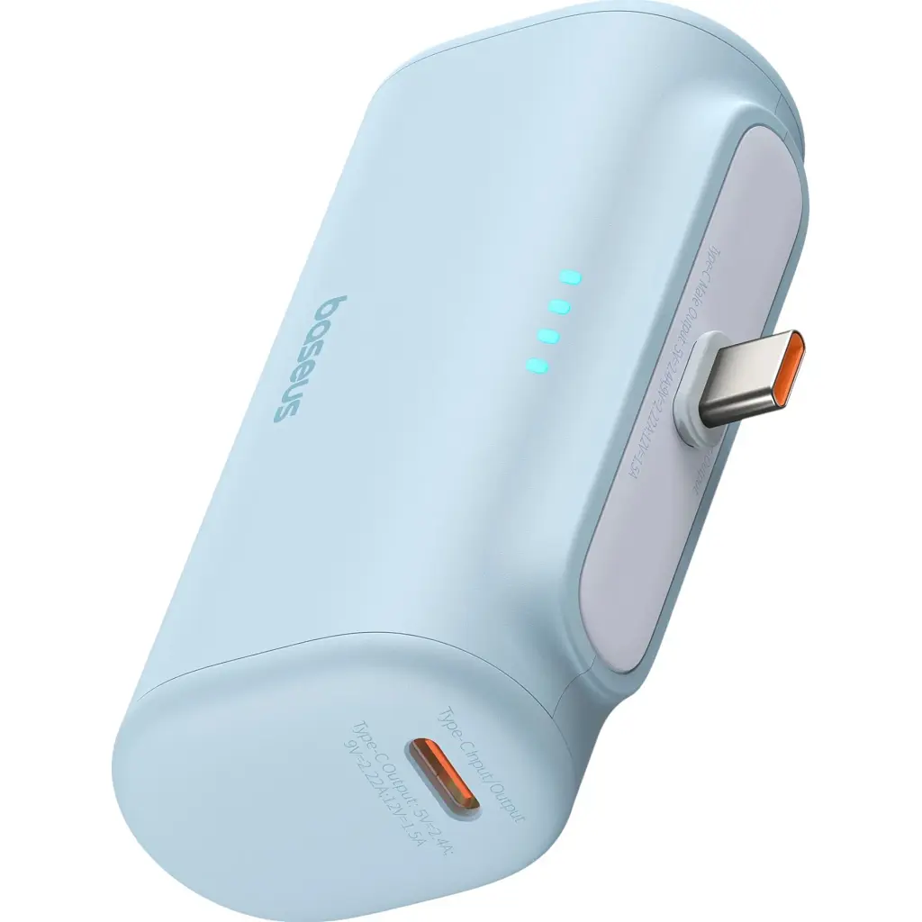 Зовнішній акумулятор Baseus Compact Type-C Edition 5000mAh 20W Blue [P10068306313-00] [132862] - фото 3
