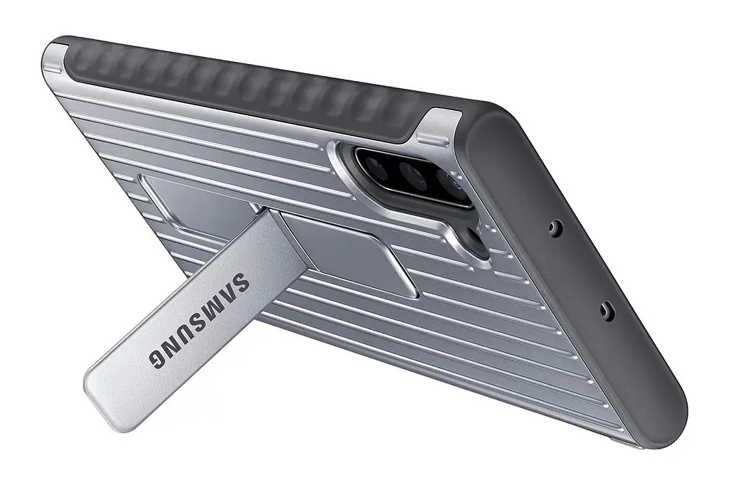 Чохол оригінальний із підставкою Official Protective Standing Cover EF-RN970CSEGRU для Samsung Galaxy Note 10 Silver - фото 3