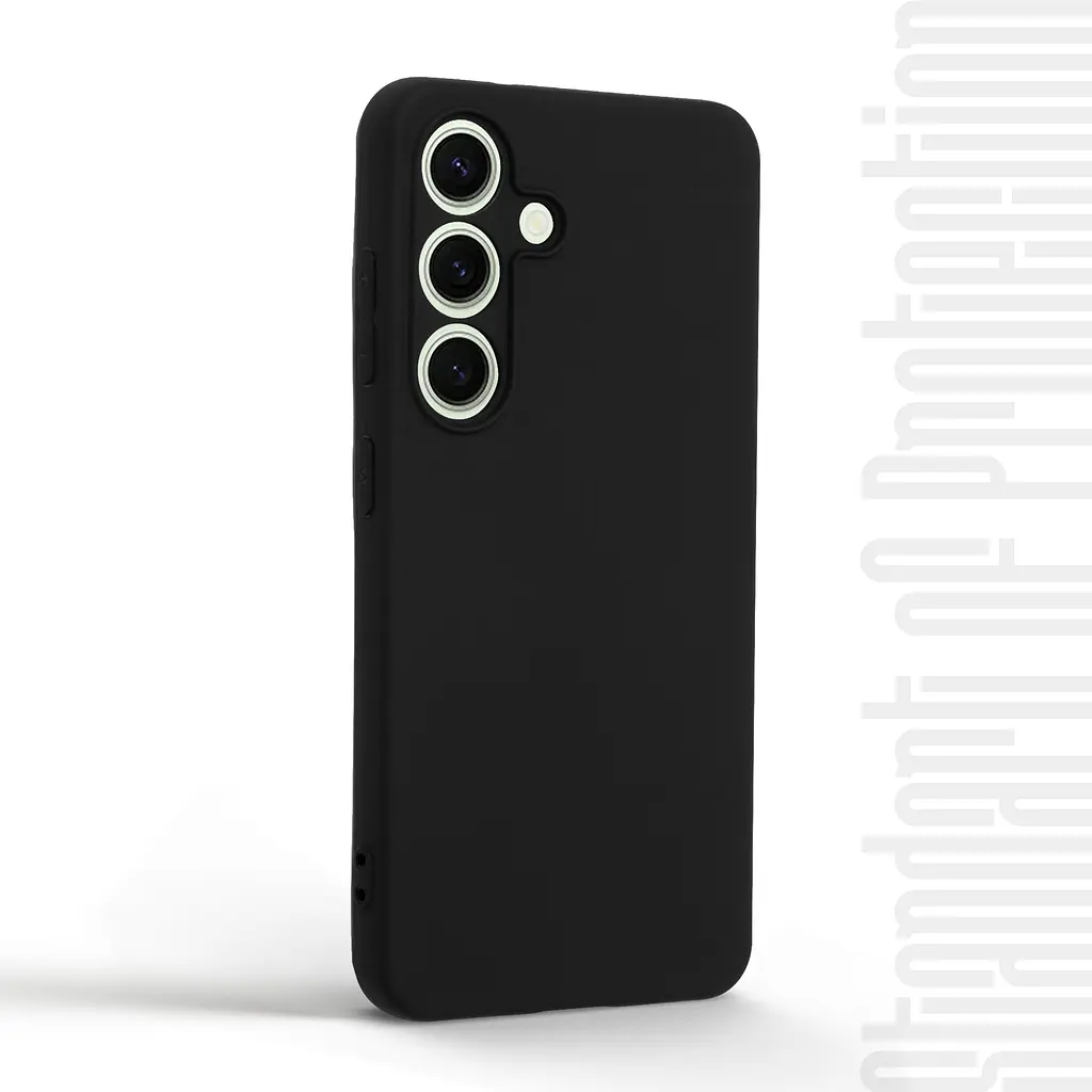 Чехол-накладка для смартфона Samsung Galaxy S25 5G, противоударный, силиконовый, термополиуретановый (ТПУ), с защитой камеры и корпуса, черный, защита всего корпуса, ArmorStandart (ARM81567) - фото 2