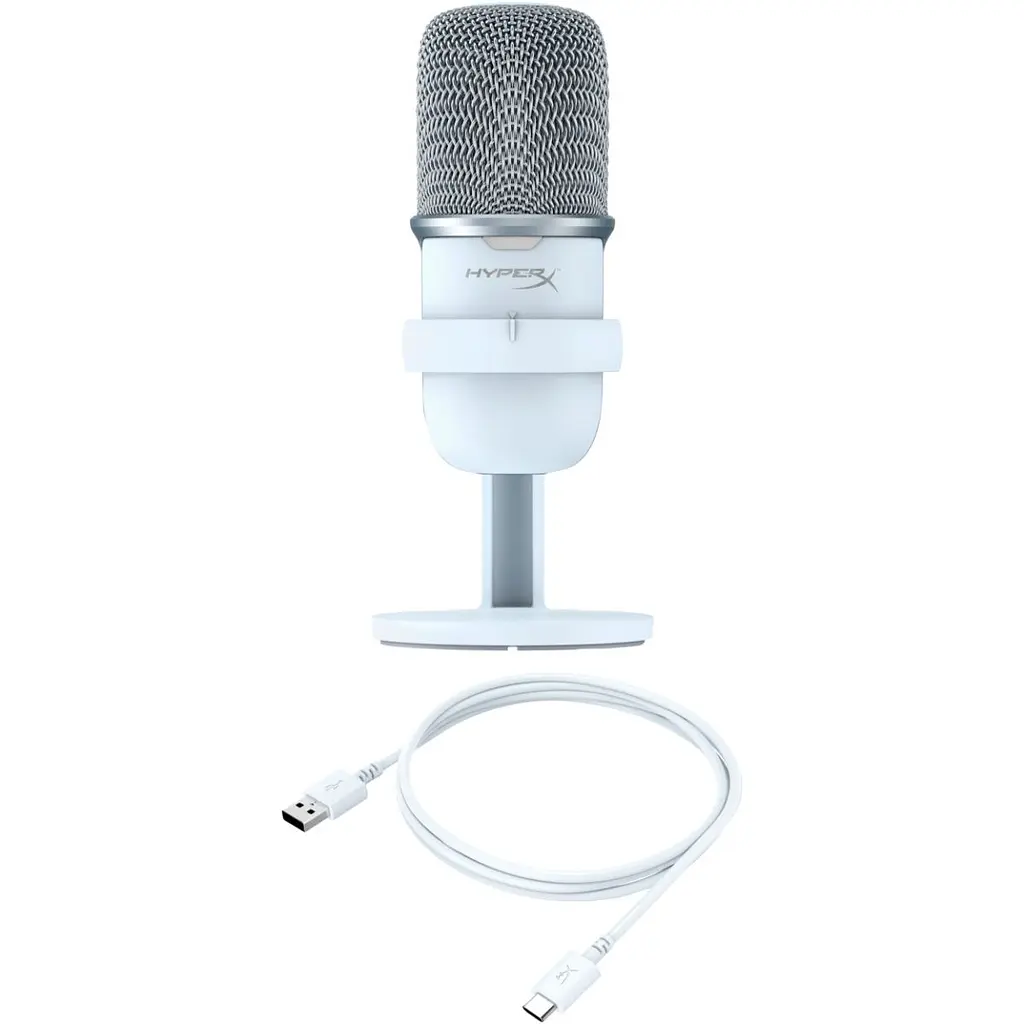 Мікрофон HyperX SoloCast White [MIK-HYX-007/519T2AA] [77993] - фото 6
