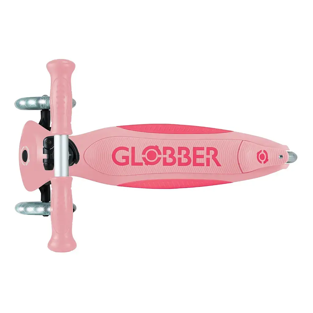 Самокат Globber серії Elite Lights пастельно-рожевий Колеса з підсвічуванням (439-710-3) - фото 6