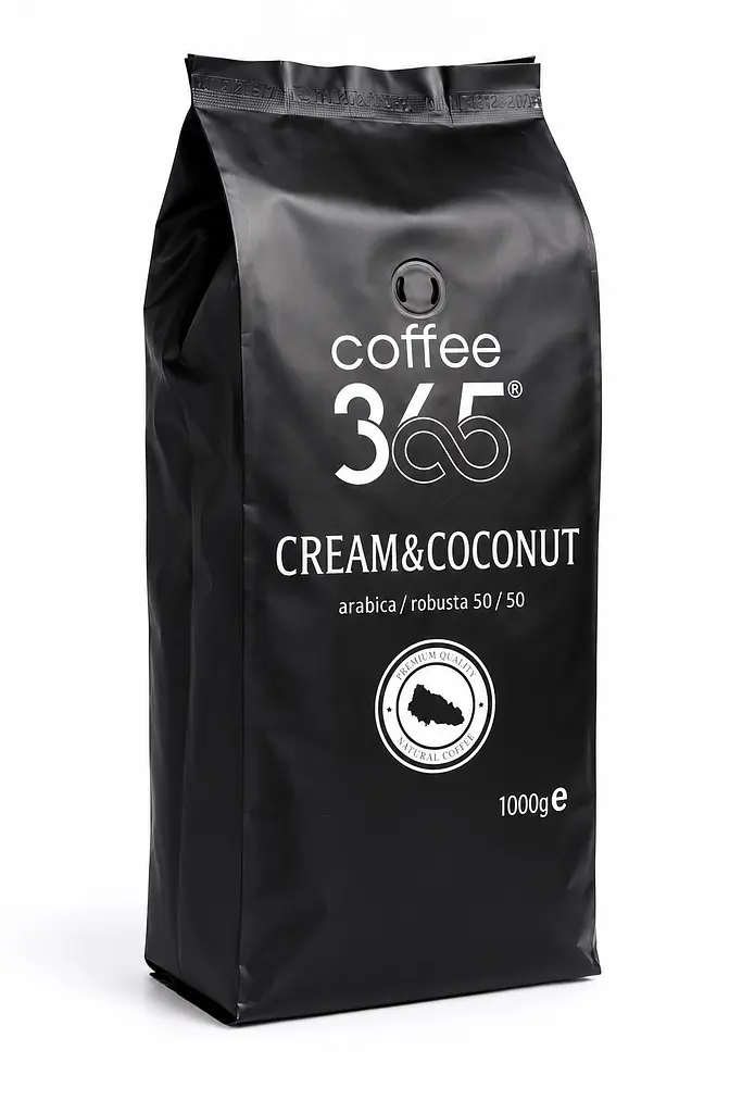 Кава в зернах Coffe 365 Cream&Coconut 1 кг