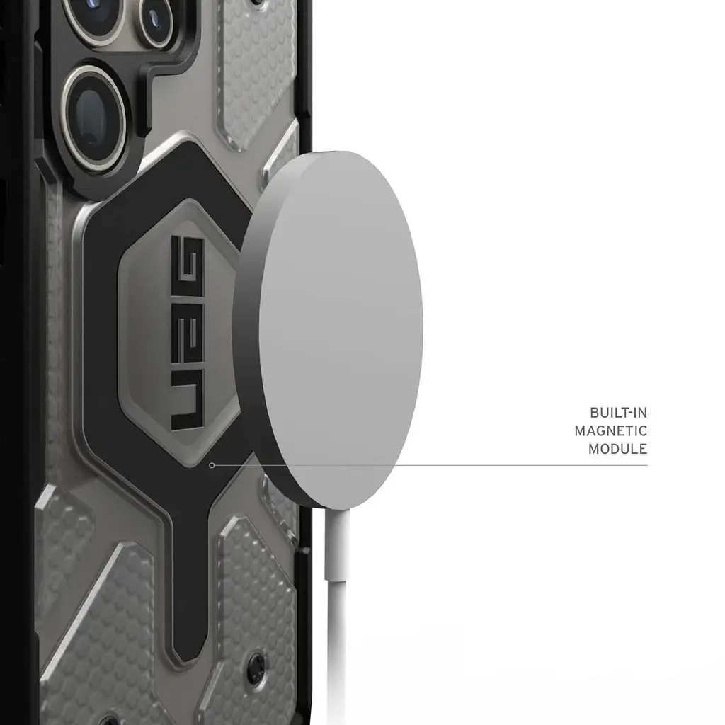Оригінальний протиударний чохол для Samsung Galaxy S25 Ultra UAG Pathfinder MagSafe (S938) Clear Ice 214483114333 - фото 4