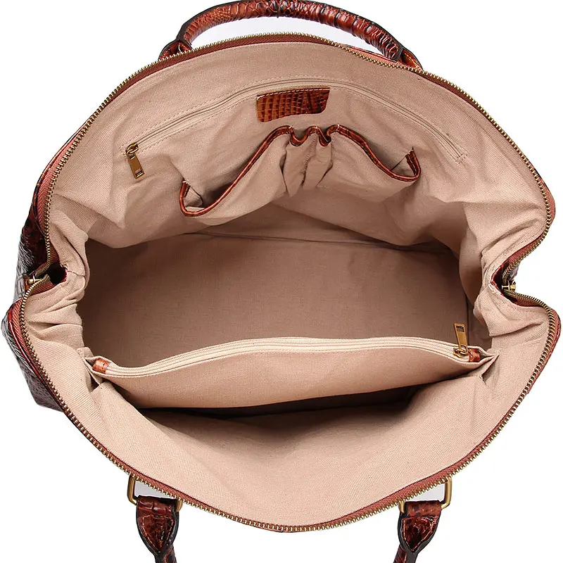 Сумка кожаная дорожная Vintage 46х30.5х19 см sum0012539 - фото 9