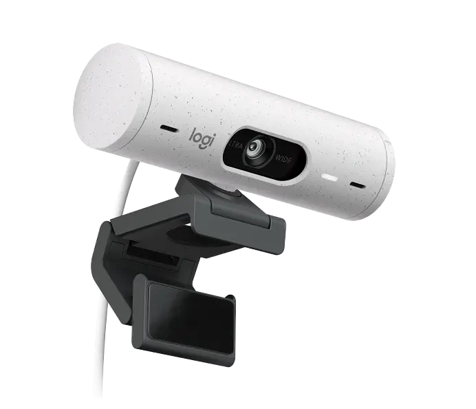 Веб-камера Logitech BRIO 500 Off-White (960-001428) [75521] - фото 3
