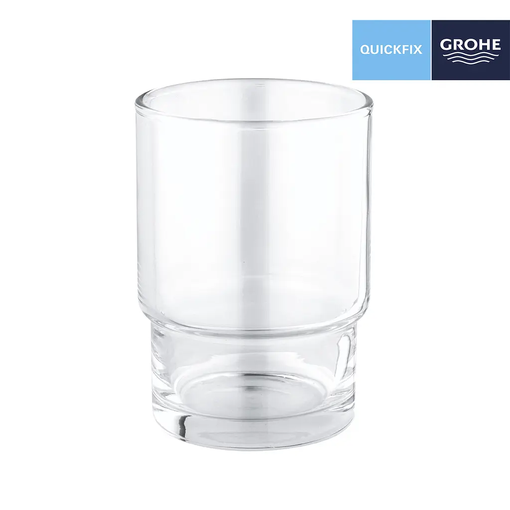 Склянка для ванної кімнати Grohe QuickFix Start 41184000 прозорий - фото 3