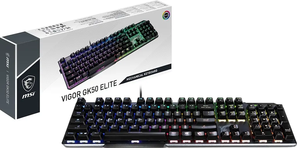 Клавіатура ігрова з підсвічуванням MSI Vigor GK50 Elite - фото 6