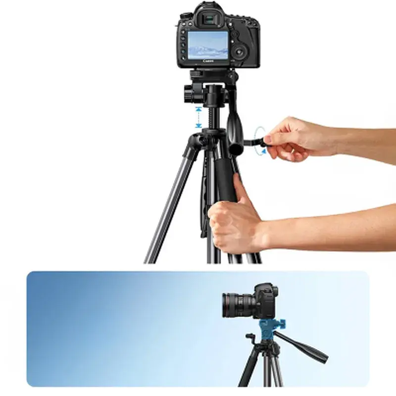 Штатив Ugreen LP661 Professional Tripod for Phone & Camera (15187) - фото 12