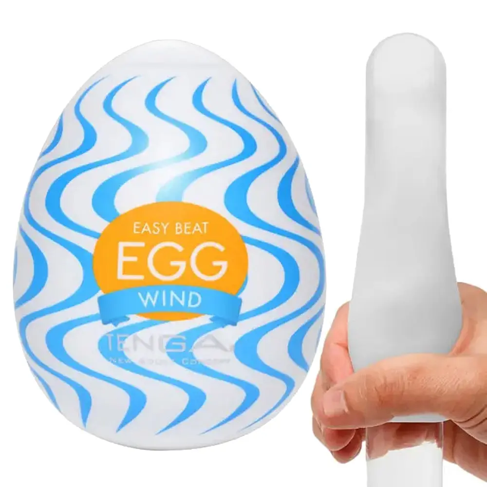 Мастурбатор яйце Tenga Egg Wonder Wind білий - фото 2