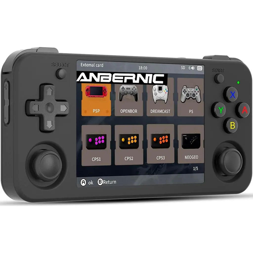 Ретро ігрова приставка Anbernic RG35XX H 64GB Black [102939] - фото 4