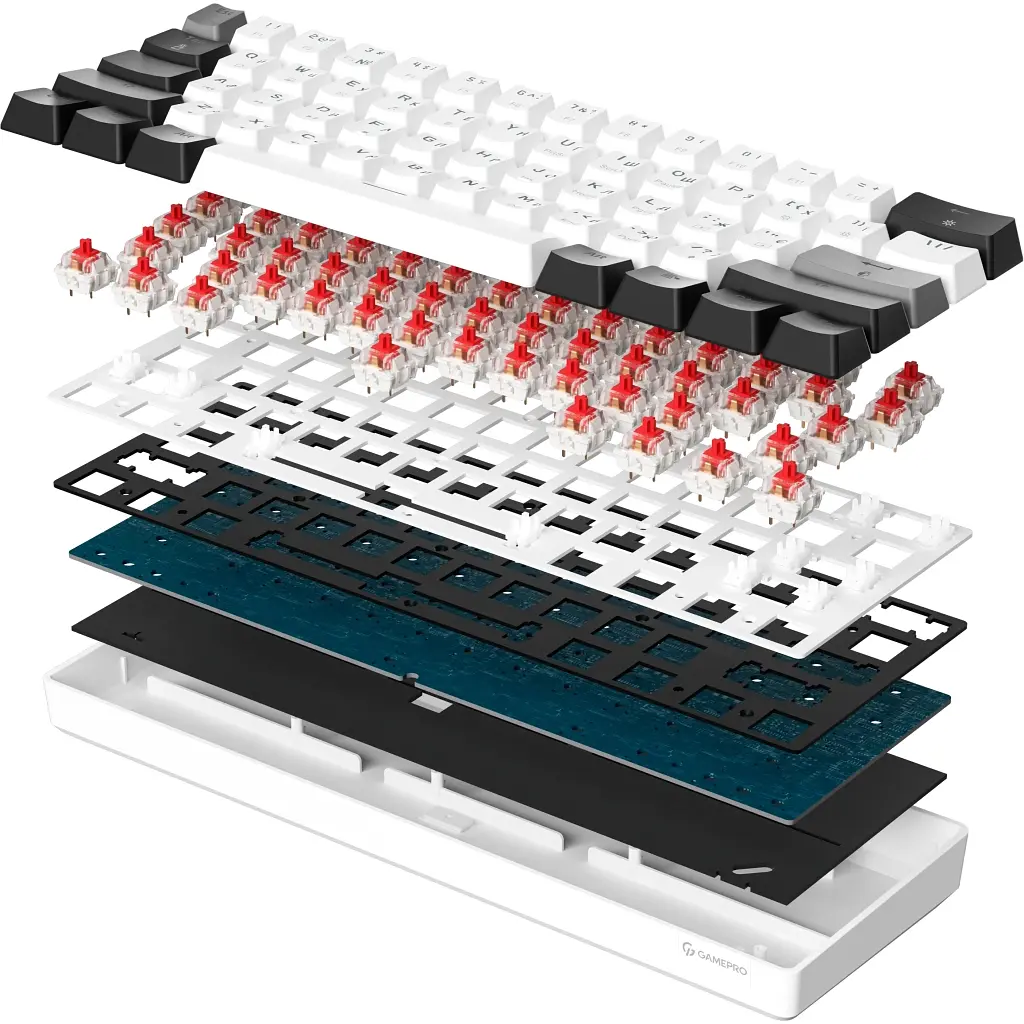 Клавіатура GamePro Genesis Infinity MK130BW Outemu Swithes USB White (MK130BW) - фото 4