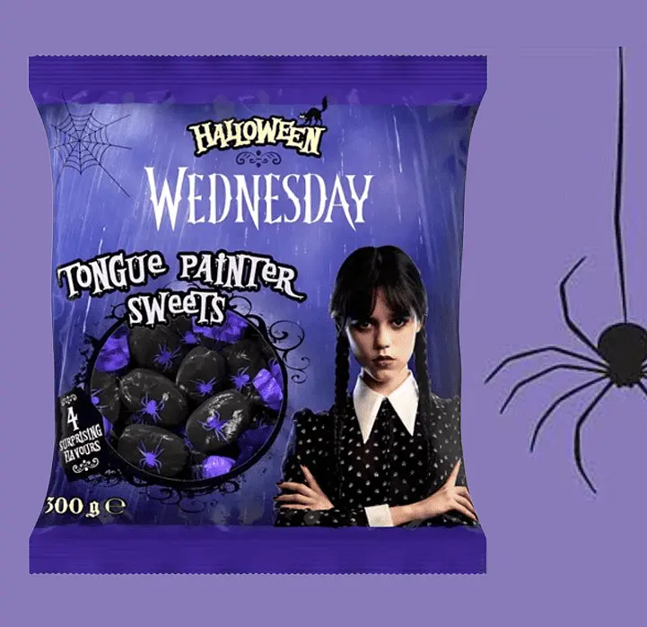 Льодяники Halloween Wednesday Tongue Painter Sweets 300г - фото 3