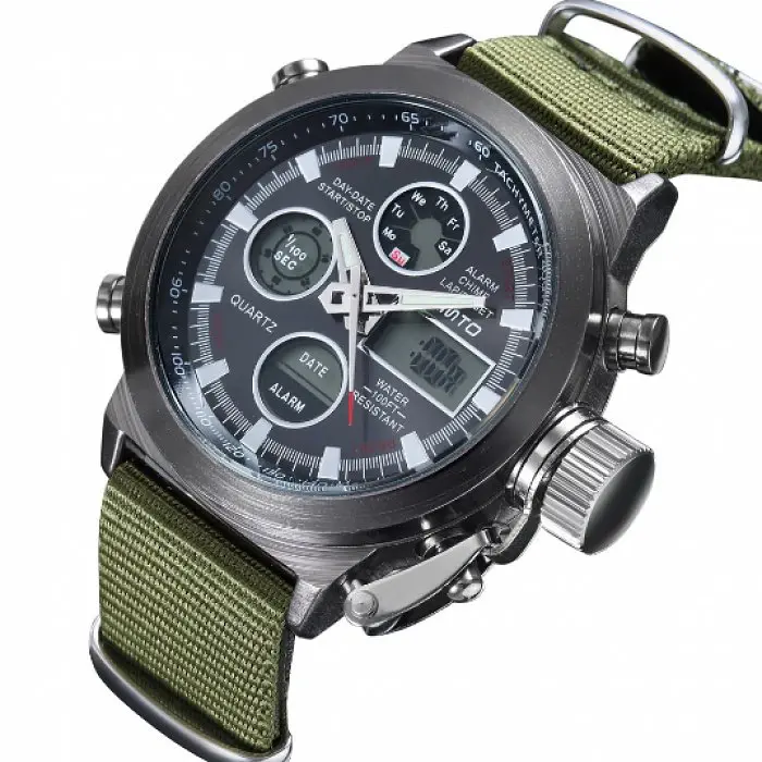 Мужские часы AMST Mountain Green - фото 4