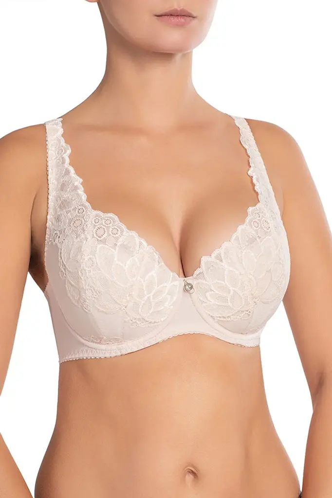 Бюстгальтер полупоролон 004 11 06 NATALI Effetto Lingerie перлиновий 90B