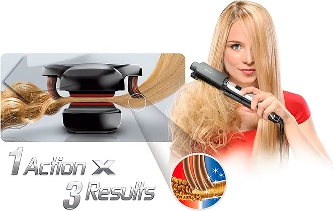 Випрямляч для волосся Valera Swiss'X Super Brush & Shine [100.20/IS] [82589] - фото 4