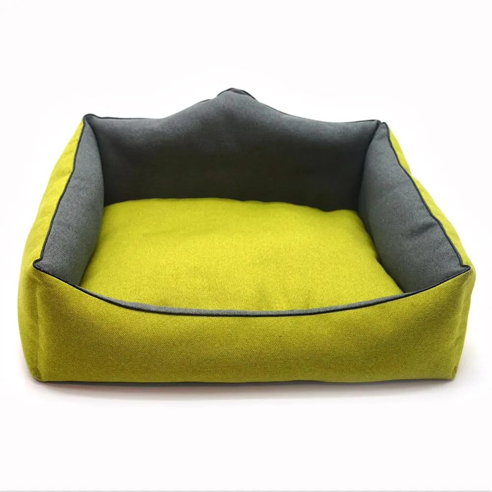 Лежак прямокутний для собак та котів Zoo-hunt Магнус салатовий №3 430х540х320 мм - фото 4