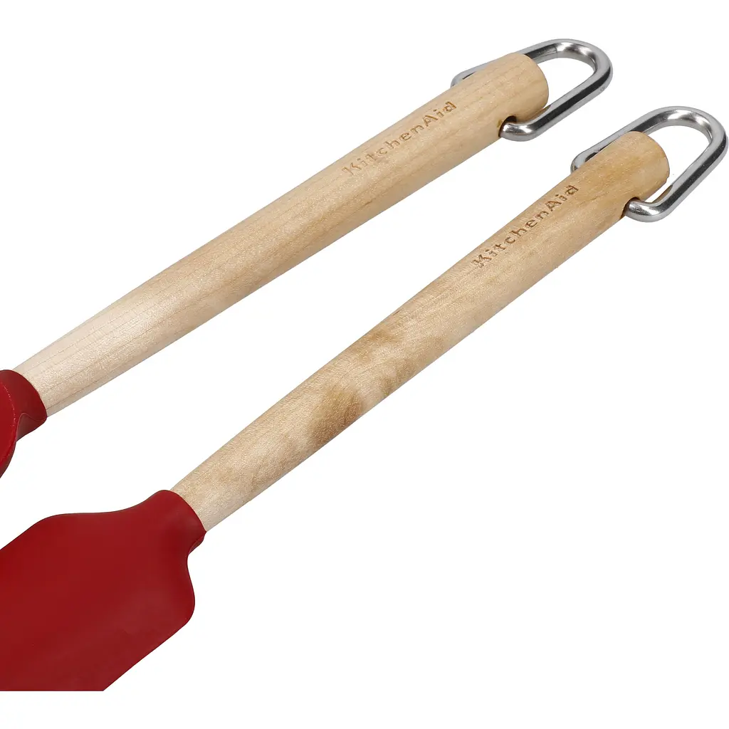Набір лопаток для тіста KitchenAid Coreline червоний 2 предмети (KQR750OHERE) - фото 5