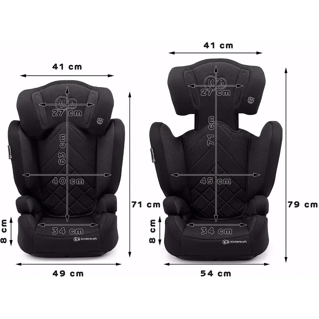 Автокрісло Kinderkraft Xpand 15-36 кг IsoFix Black - фото 4
