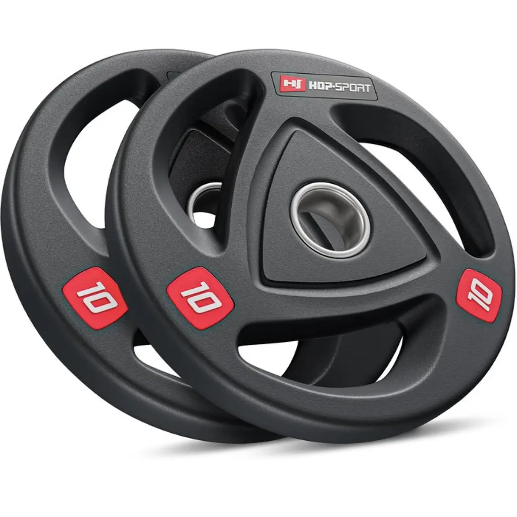 Набір дисків олімпійських Hop-Sport 2 х 10кг - фото 5