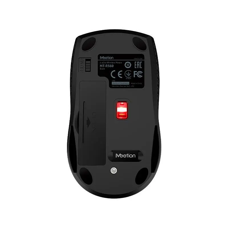 Миша MeeTion Wireless Mouse 2.4G MT-R560 бездротова чорна - фото 5