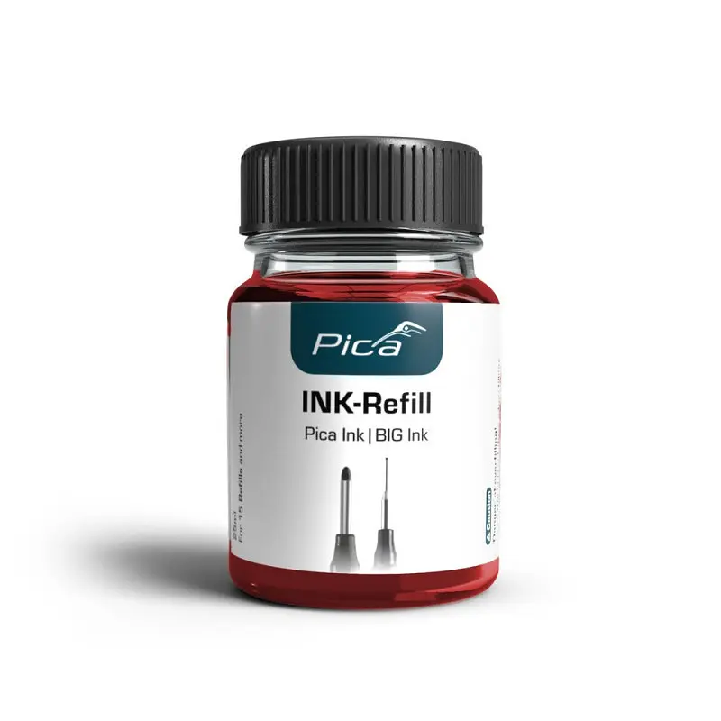 Заправка чорнильна Pica 55846 для маркерів Pica Ink & Pica Big Ink, червона, 25мл