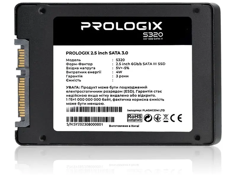 SSD-накопичувач PrologiX S320 120 GB (PRO120GS320) - фото 3