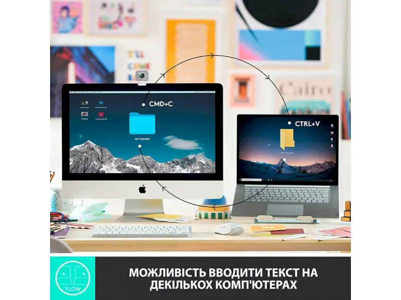Клавіатура Logitech MX Keys Mini Minimalist US Pale Grey (920-010499) - фото 10
