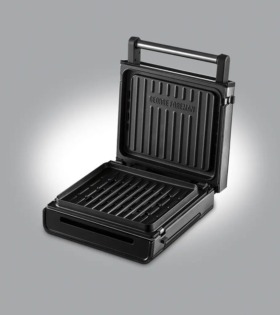 Гриль George Foreman 28000-56 Smokeless Grill 1575 Вт антипригарное покрытие белый/сталь (28000-56) - фото 5