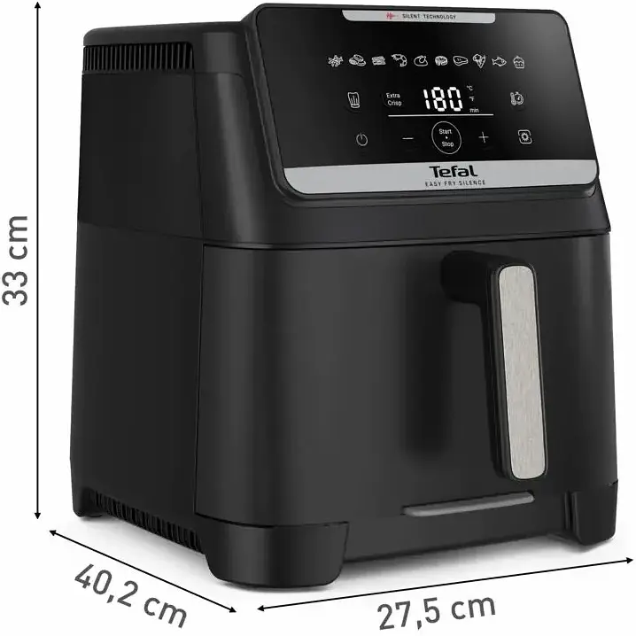 Мультипіч Tefal Easy Fry Silence XXL 1800 Вт чорна (EY8428E0) - фото 5