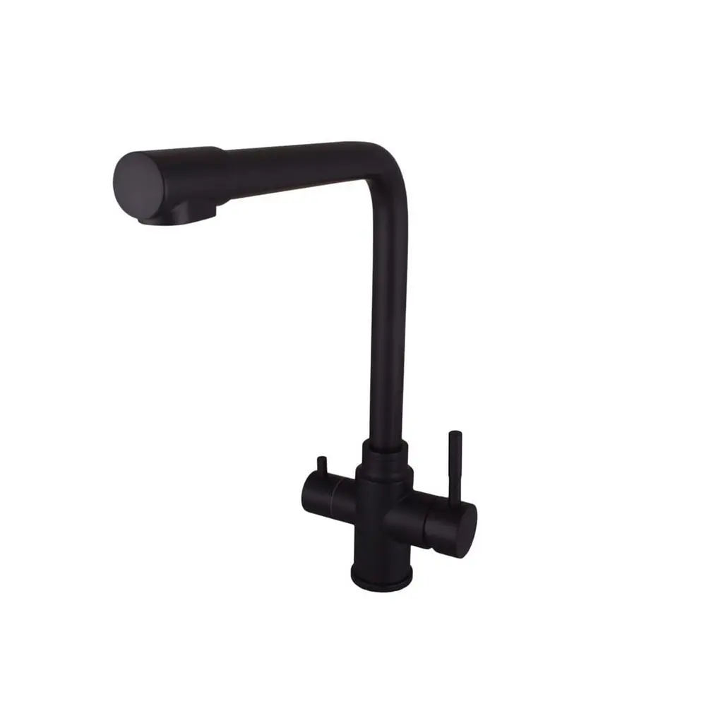 Змішувач для кухні під осмос Globus Lux Alpen SUS-0888-BB Чорний матовий - фото 2