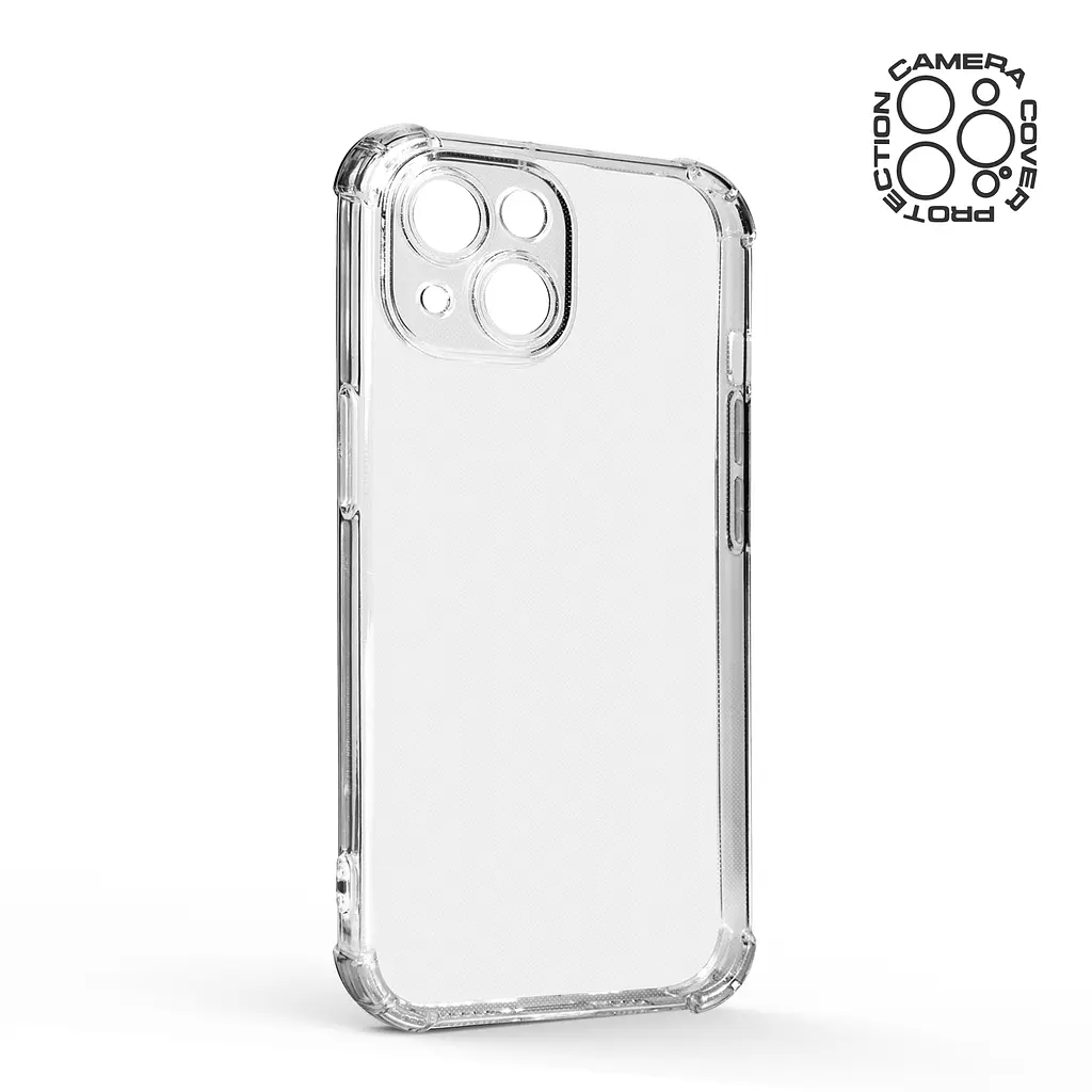 Прозрачный чехол для Apple iPhone 15 с защитой камеры и усиленными бортами, тонкий, силиконовый, бесцветный, ударопрочный, противоударный бампер с закрытой камерой, ArmorStandart (ARM70845) - фото 2