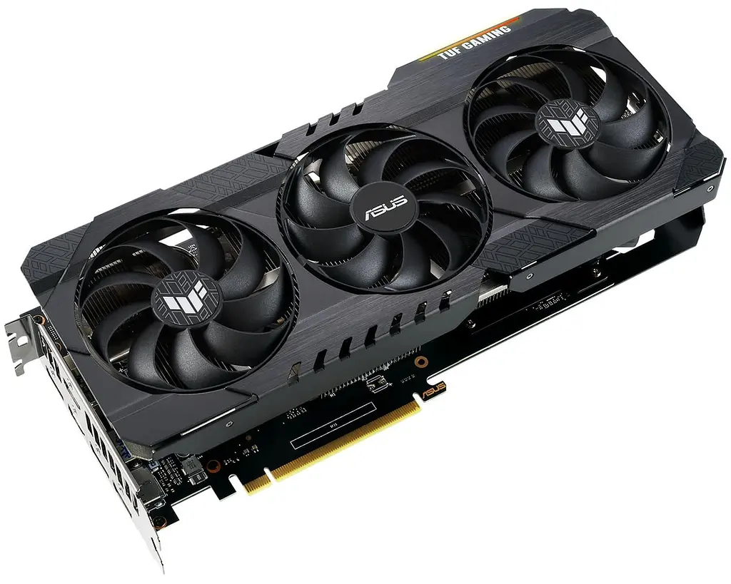 Відеокарта ASUS RTX 3060Ti 8Gb TUF Gaming OC LHR (TUF-RTX3060TI-O8G-V2-GAMING) (GDDR6, 256 bit, PCI-E v4.0 x16) Б/в - фото 2