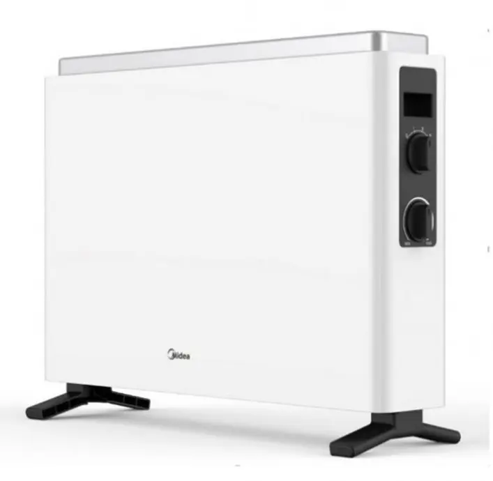 Конвектор електричний Midea NDK20-21A Підлоговий 2,0 кВт, площа обігріву 25 кв.м., білий (000004024)