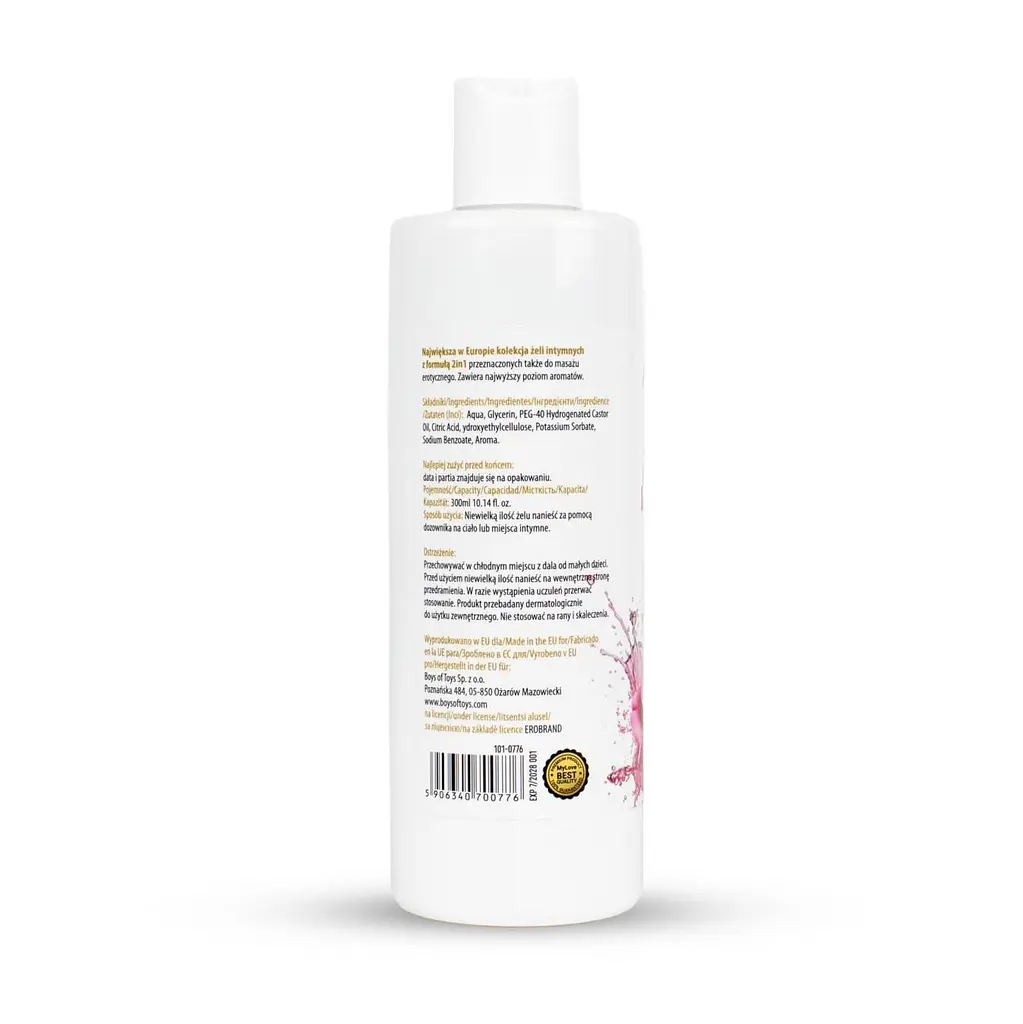 Лубрикант Boys Of Toys MyLove Aroma Series IntimMassage Rose 2в1 та масажний гель, 300 мл - фото 5