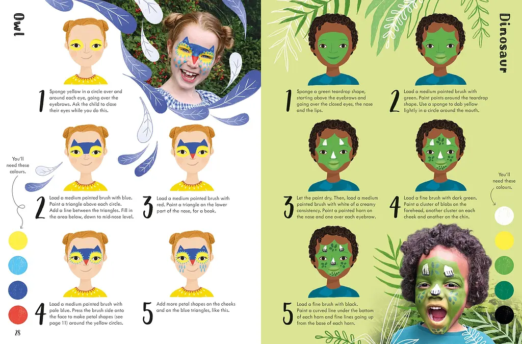 Book of Face Painting - Abigail Wheatley, англ. мова (9781474986465) - фото 3