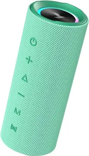Портативна колонка 2.0 Pixus Ring, Green, 2 x 10 Вт, Bluetooth 5.3 (TWS), AUX, Type-c, micro-sd, живлення від акумулятора, IPX7 (4897058531671) - фото 2