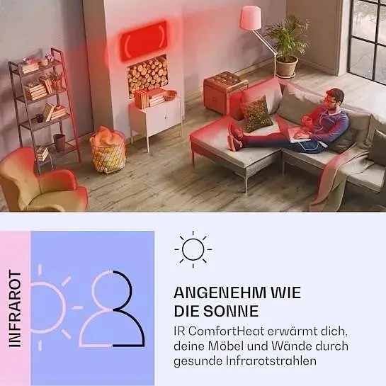 Инфракрасный обогреватель Klarstein Mojave 500 (10039815) - фото 5