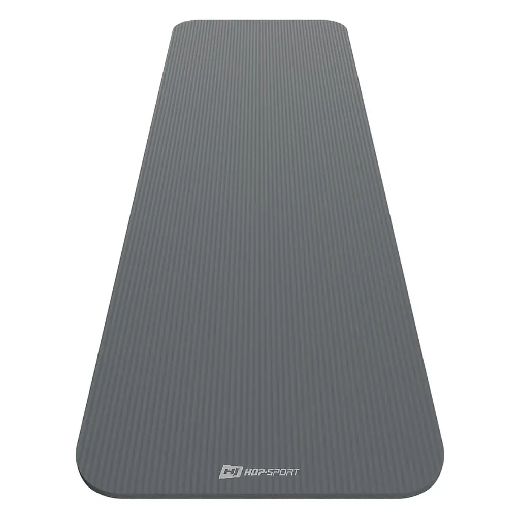 Коврик для йоги Hop-Sport HS-NB015GM NBR 1,5см графітовий - фото 2