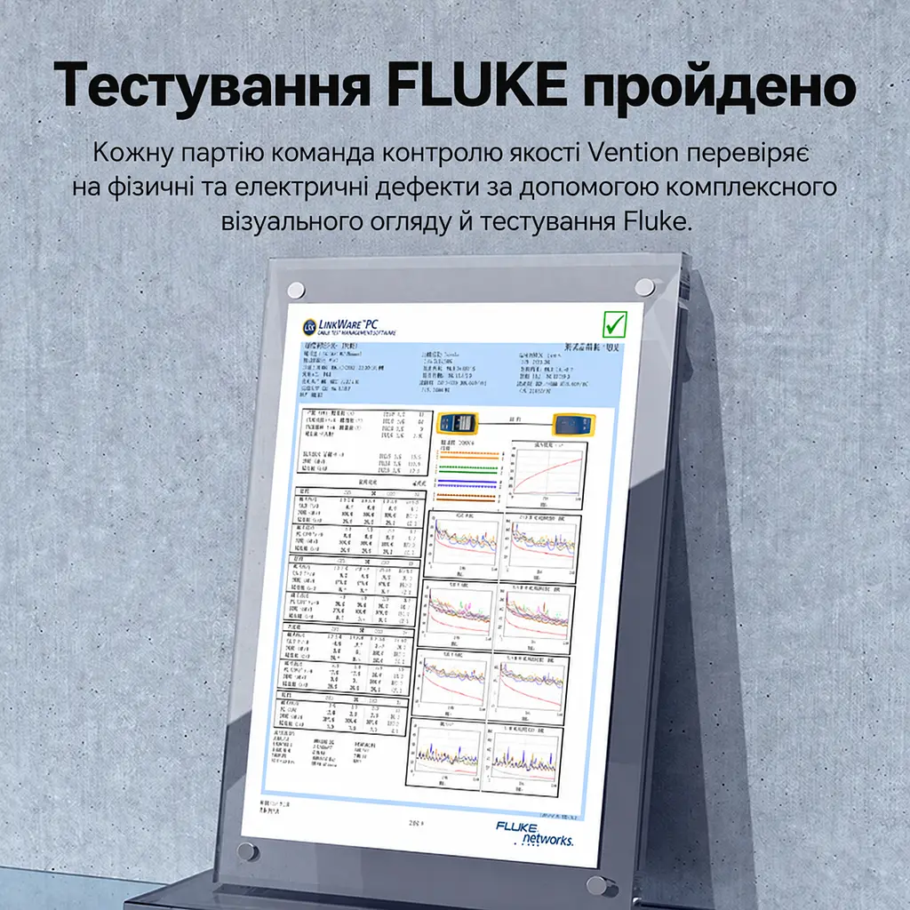 Мережевий патч-корд Ethernet Cat6 UTP Vention 2 м LAN-кабель штекери RJ45 8P8C на обох кінцях швидкість передавання даних до 1000 Мбіт/с алюмінієві жили CCA з мідним покриттям чорний (IBEBH) - фото 12