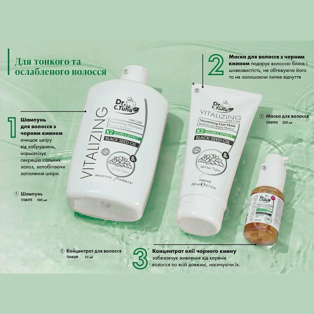 Шампунь Farmasi Vitalizing проти лупи з чорним кмином 500 мл - фото 4