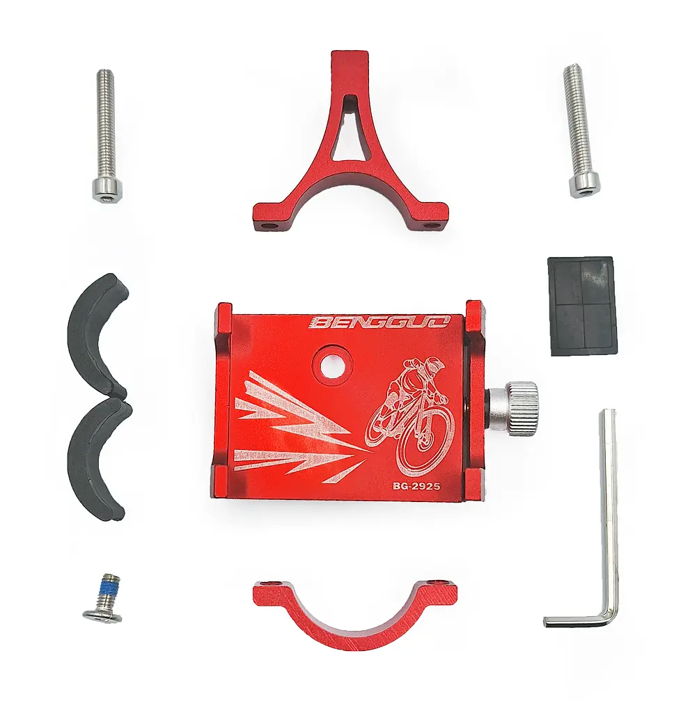 Велосипедний тримач для телефону Bengguo BG-2925 5,5-11 см червоний (G0000901) - фото 3