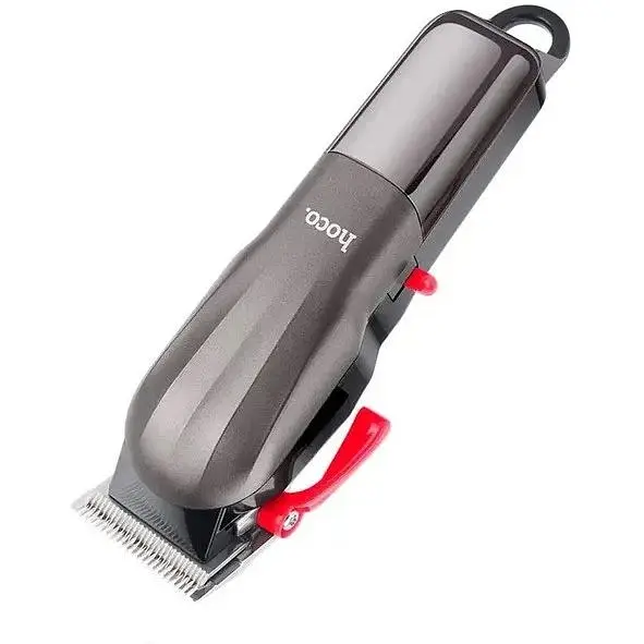 Аккумуляторная машинка для стрижки волос 2600 мАh со сменными насадками 4 шт 10Вт HOCO Admire DAR09 Grey - фото 6