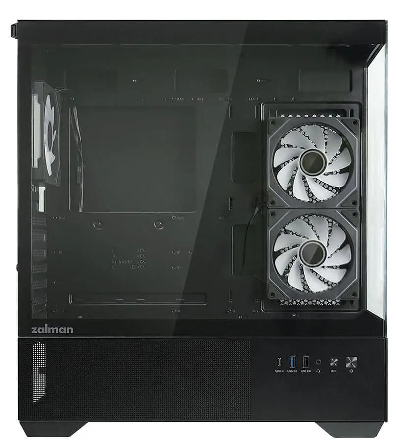 Корпус Zalman Chronix V2 Tempered Glass без БЖ Black (CHRONIXV2BLACK) - фото 3