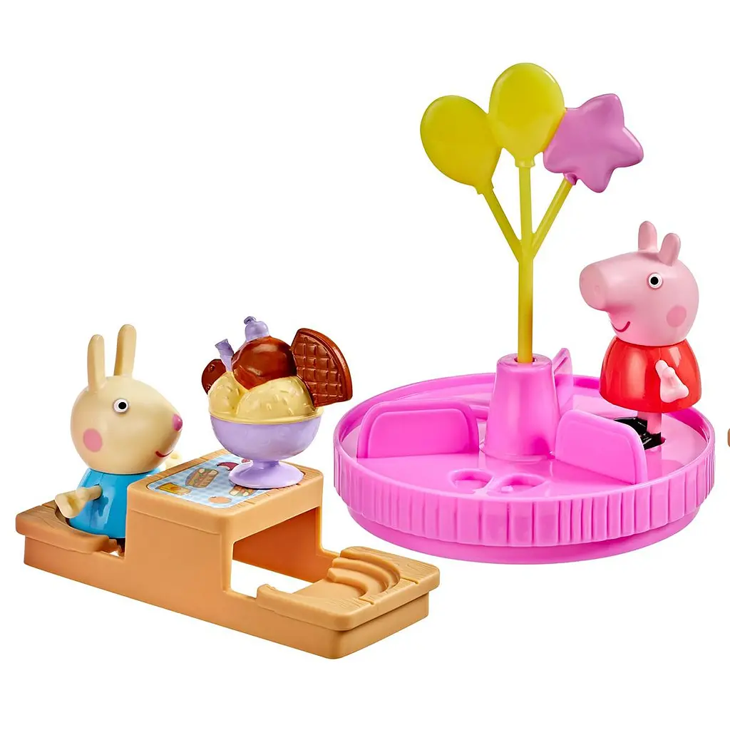 Ігровий набір PEPPA FIGURINES серії "Моменти з Пеппою" – КАРУСЕЛЬ І ЛАСОЩІ Peppa Pig G1873 - фото 2