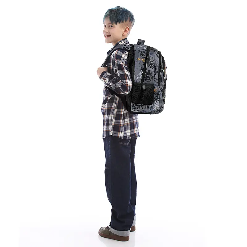 Рюкзак GoPack Education 175M-5 Free Style Сіро-чорний (GO26-175M-5) - фото 19