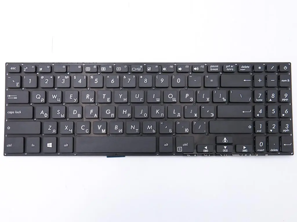 Клавіатура для ASUS X560, X560UD, YX560, YX560U, YX560UD (RU Black). Оригінал - фото 3