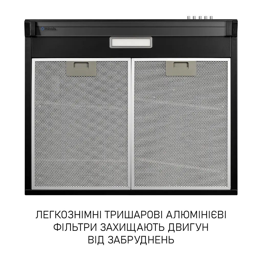 Витяжка плоска MINOLA HPL 633 BL - фото 7