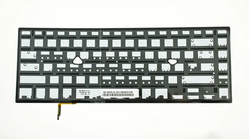 Клавіатура для ноутбука ASUS (UX550 series) rus, black, без фрейма, підсвічування клавіш - фото 4