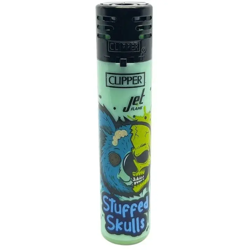Запальничка Clipper Jet Flame Stuffed Skulls - фото 2